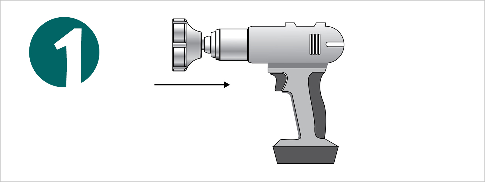 Drawing of hand drill